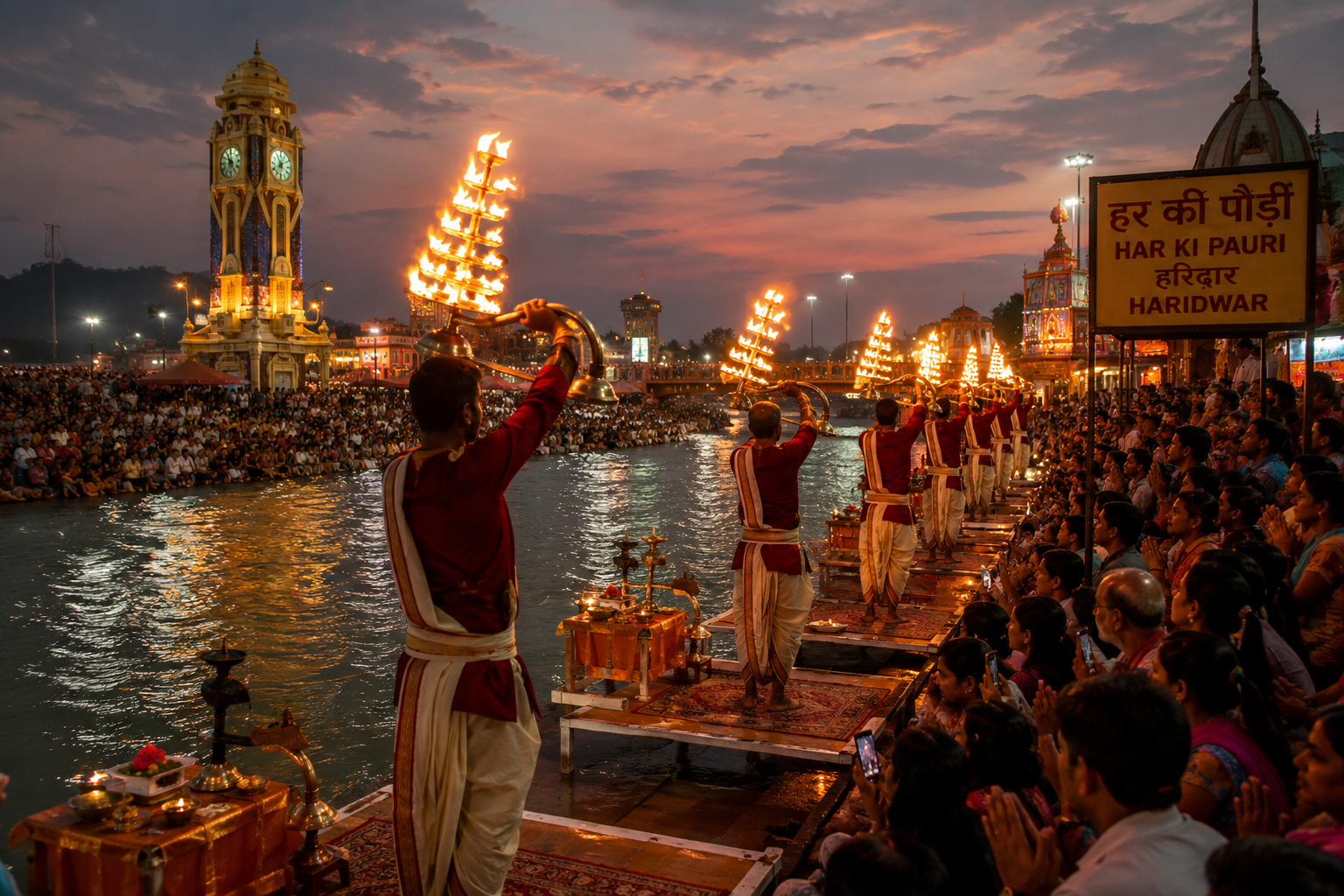 Ganga aarti booking in Haridwar
